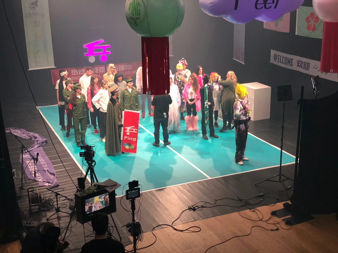 Ye Funa Ping pong Stream Filming